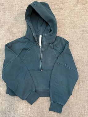 lululemon Scuba Oversized Half Zip Cropped Hoodie, Size XS/S